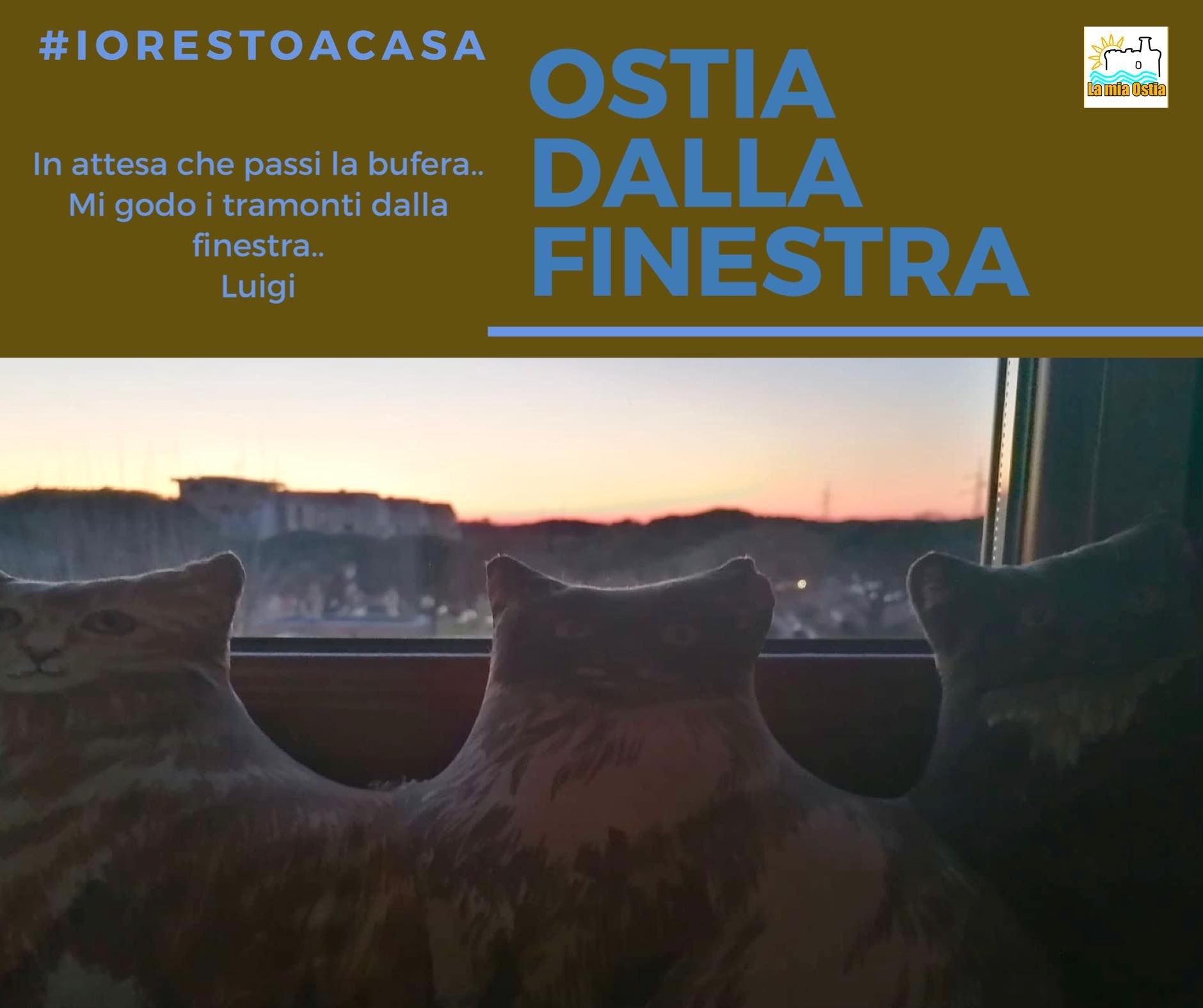 Ostia dalla finestra: mese di marzo